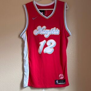 Morant Nike Memphis Red Basketball Jersey